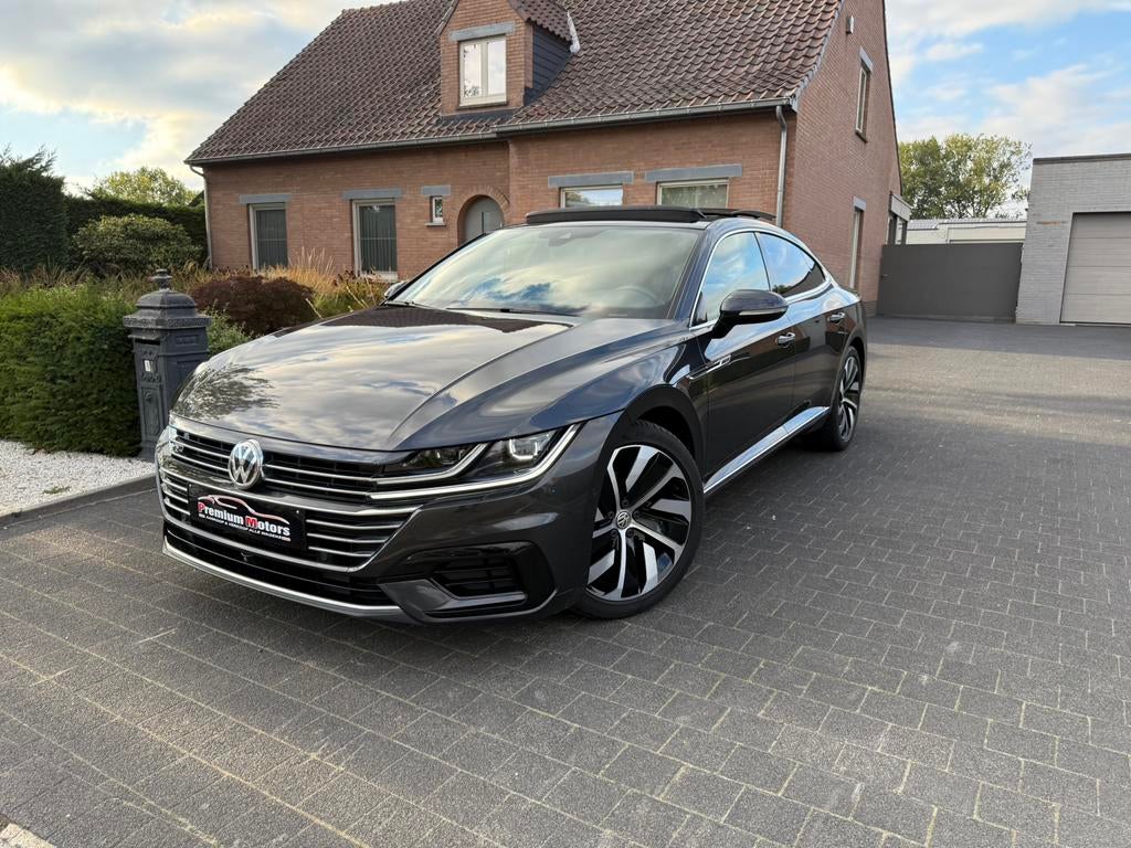 Volkswagen Arteon 2.0TDI 150PK R-LINE FULL OPTION 1EIG, Auto's, Volkswagen, Testrit aan huis, Arteon, 4 cilinders, Leder