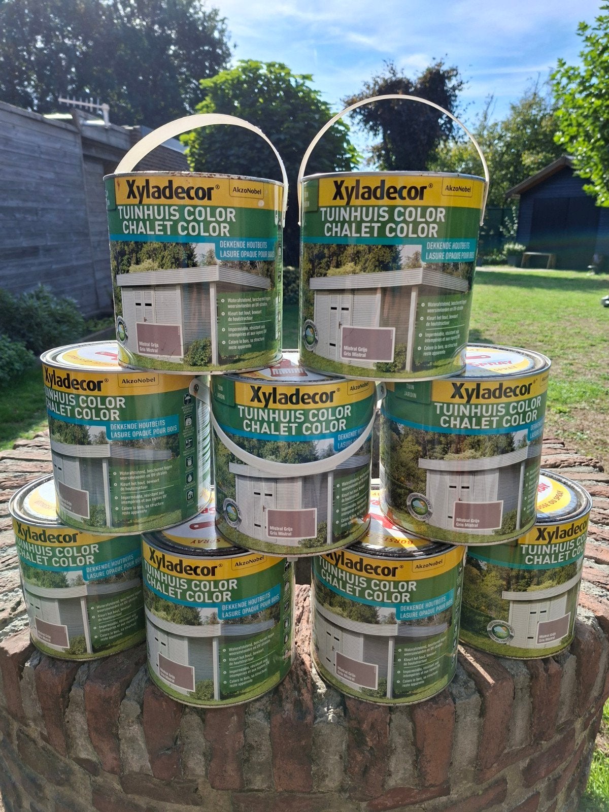 XYLADECOR Tuinhuis Color Mistral Grijs, Enlèvement