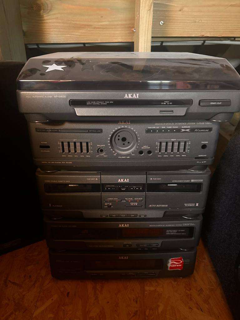 Akai stereotoren, Audio, Tv en Foto, Stereoketens, Ophalen, Niet werkend, Akai