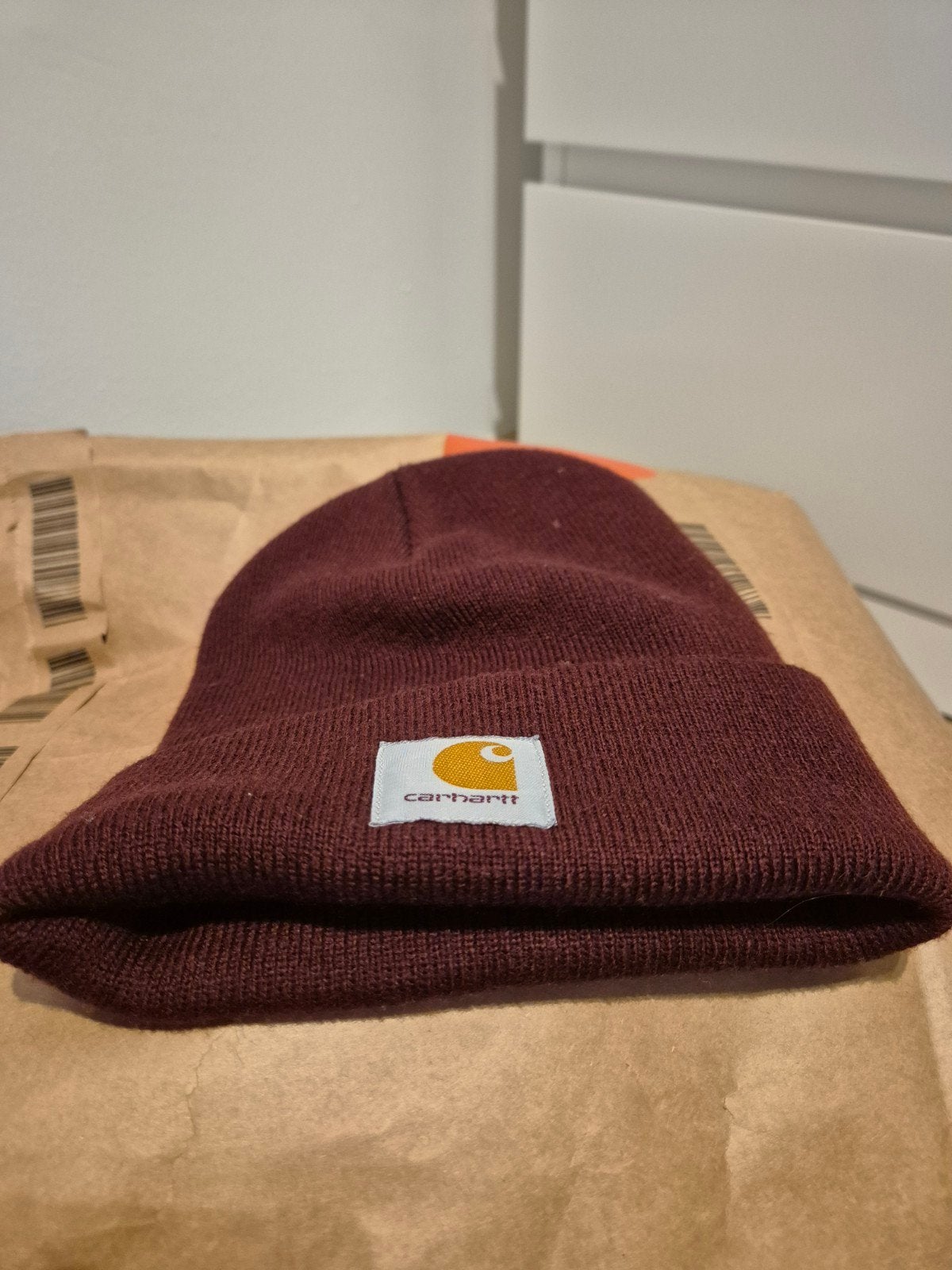 Carhartt muts bordeaux, Vêtements | Hommes, Bonnets, Écharpes & Gants, Enlèvement, Comme neuf, Carhartt, Bonnet