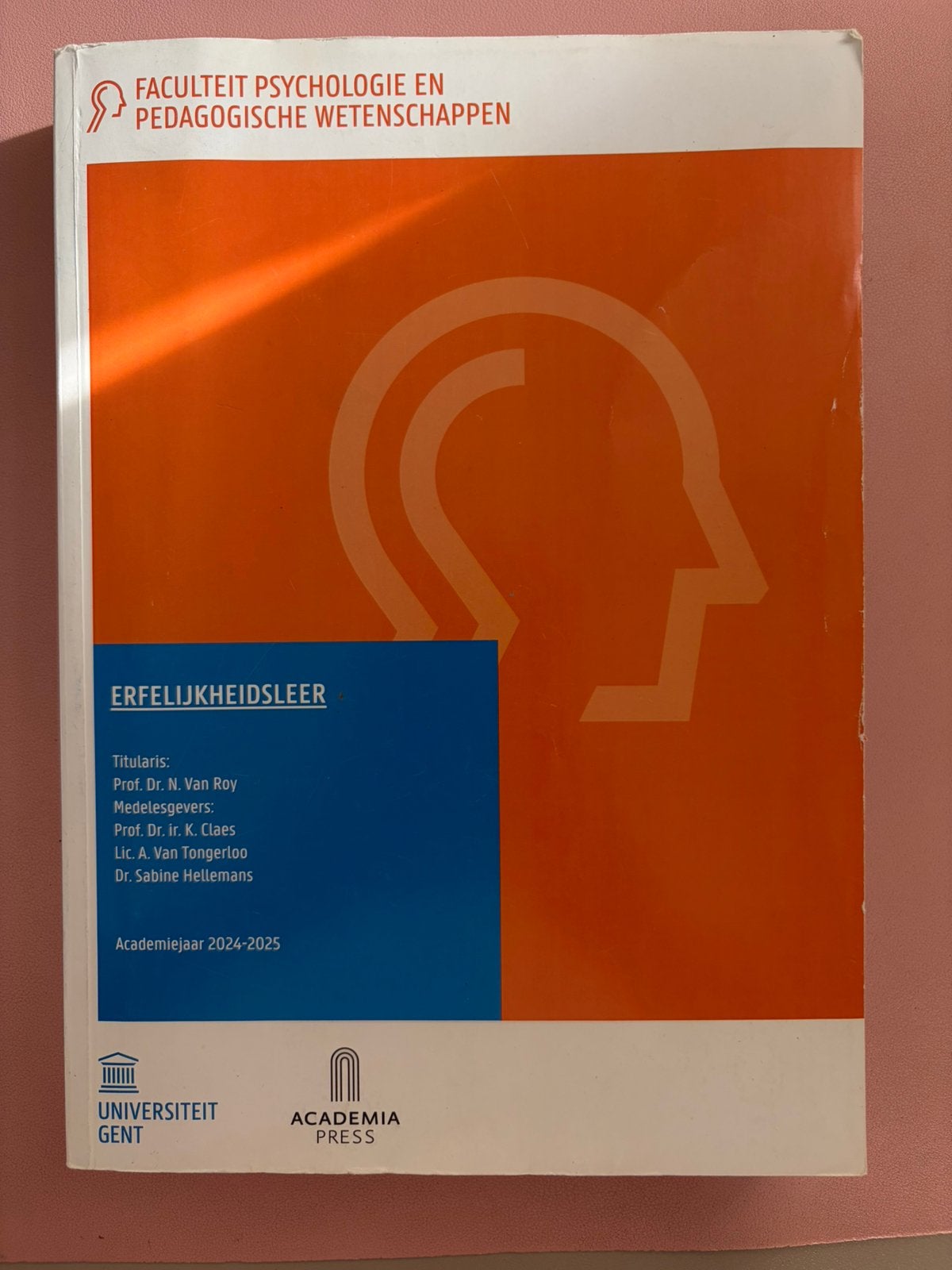 Syllabus voor het vak erfelijkheidsleer, Ophalen, Zo goed als nieuw