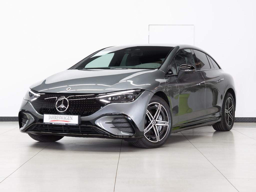 Mercedes-Benz EQE 350 4MATIC AMG Premium Night HYPERSCREEN T, Auto's, Automaat, Zwart, Alcantara, BTW verrekenbaar