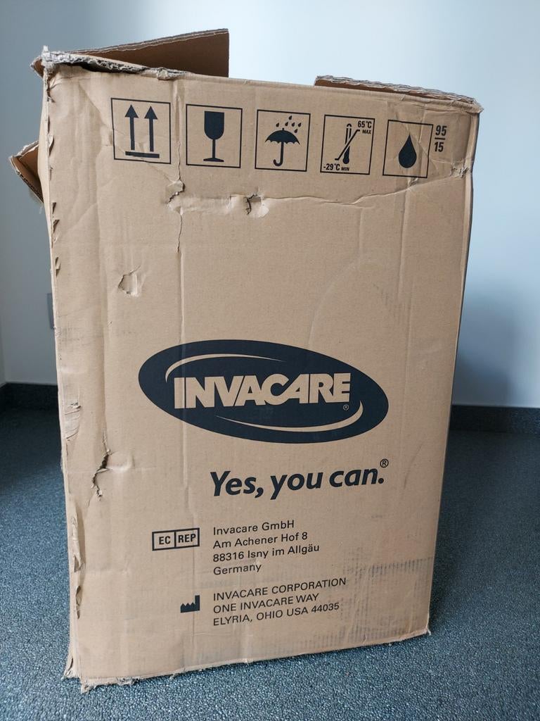 Invacaire perfecto 2 nieuwe zuurstofconcentrator, Ophalen
