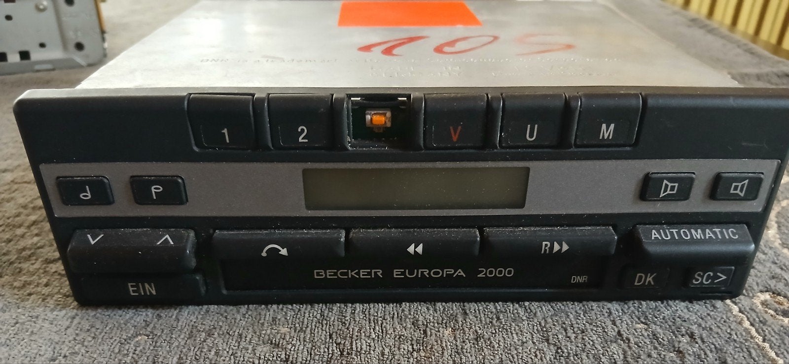 Becker Europa 2000, Enlèvement ou Envoi