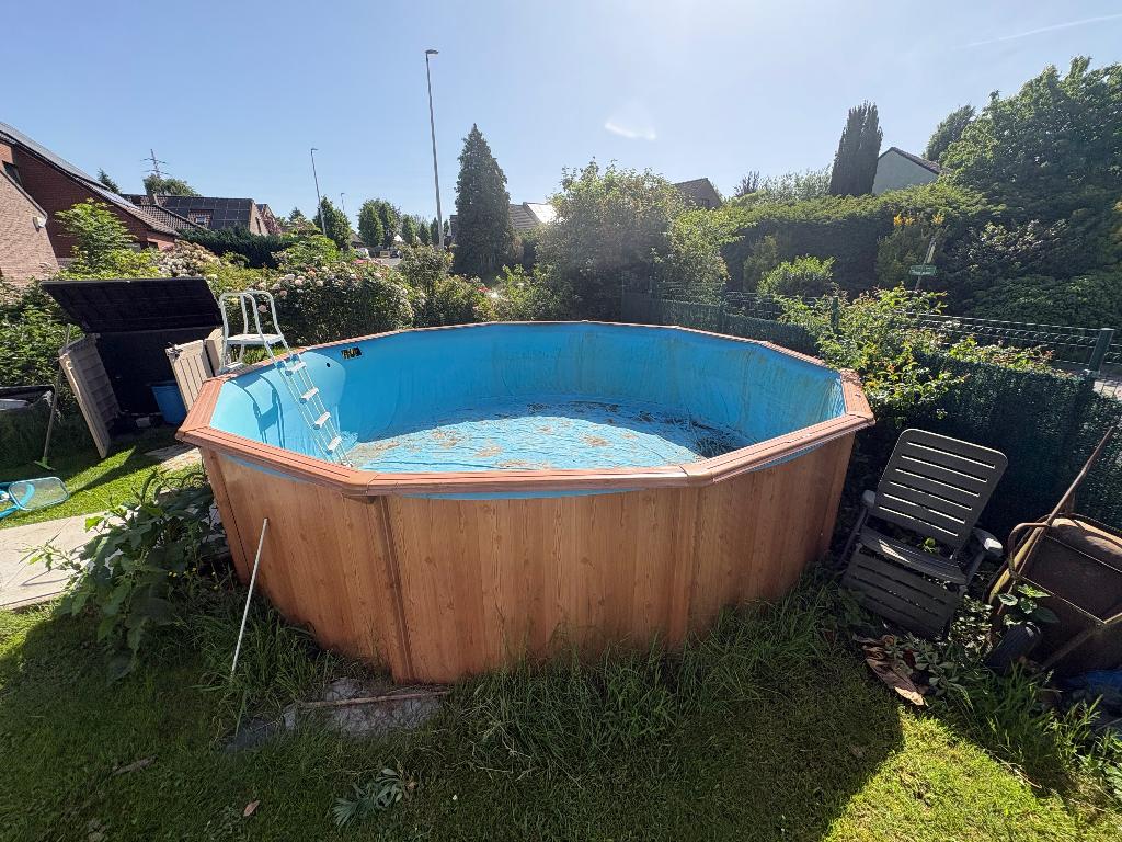 Piscine acier hors sol 540x120 liner à changer, Jardin & Terrasse, Piscines, 300 cm ou plus, Rond, Enlèvement, Utilisé