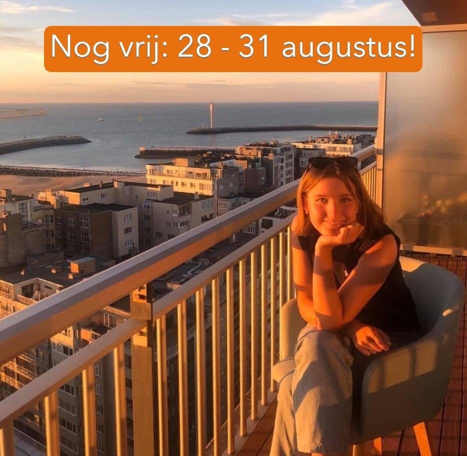 Appartement Oostende zeezicht 7 pers. (19de verdieping), Afwasmachine, 2 slaapkamers, Antwerpen of Vlaanderen, 7 personen