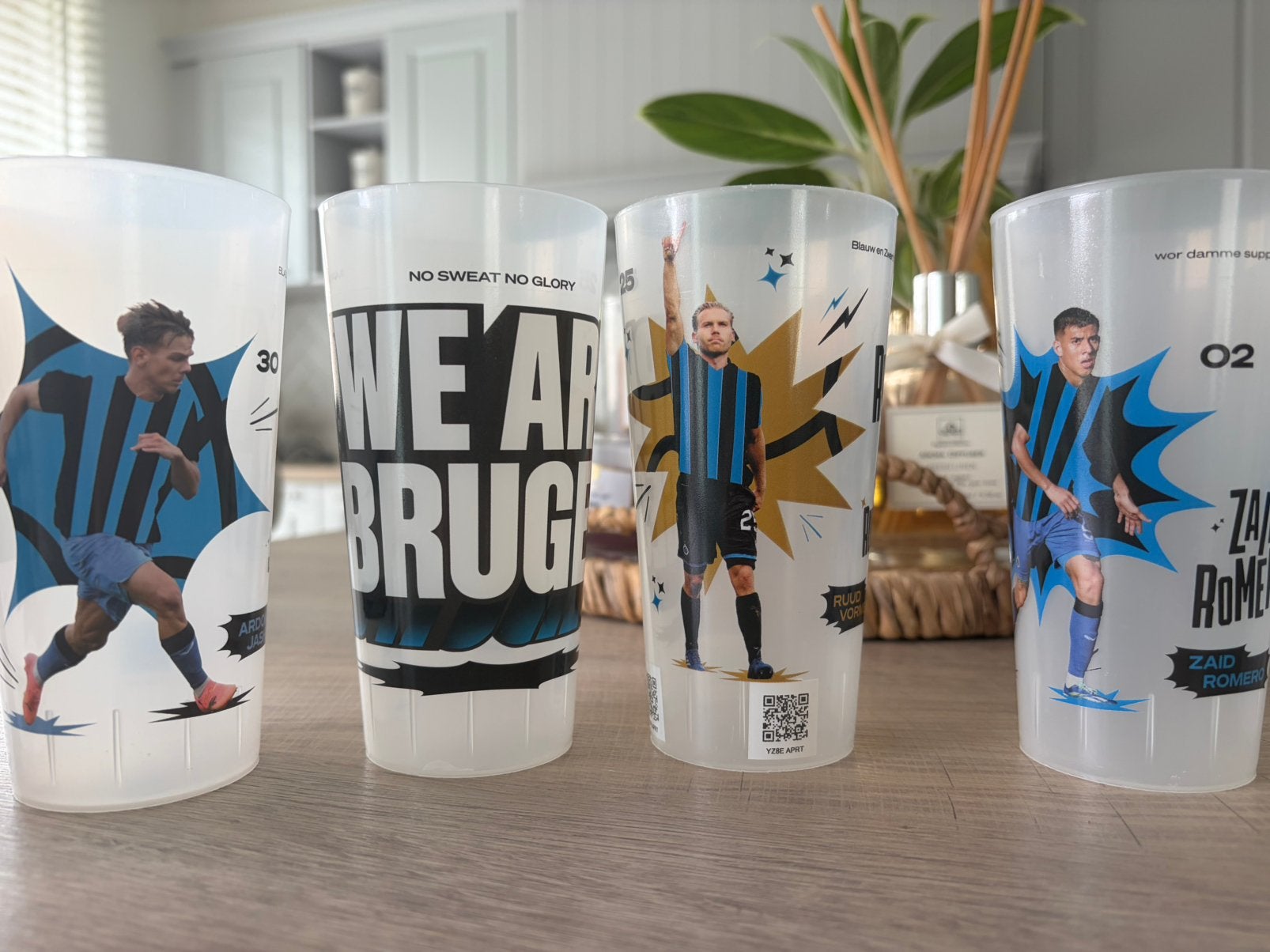 13 bekers van club brugge, Ophalen