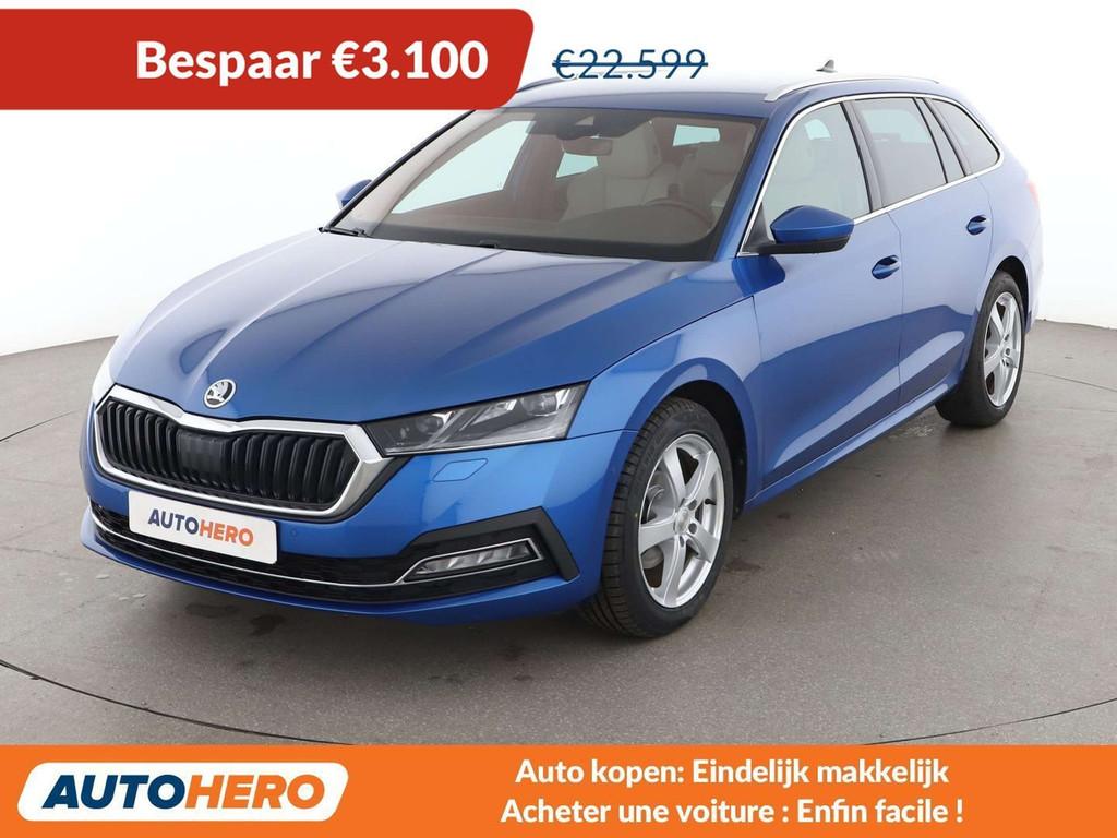 Skoda Octavia 1.5 TSI ACT e-TEC Style (bj 2021, automaat), Auto's, Skoda, Te koop, Octavia, ABS, Adaptive Cruise Control, Airbags