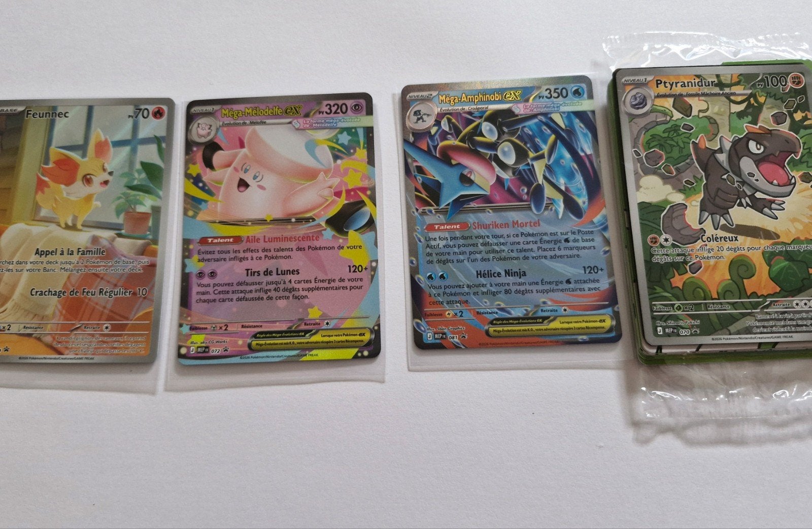 Lot de 4 cartes Pokémon PROMO, Enlèvement ou Envoi