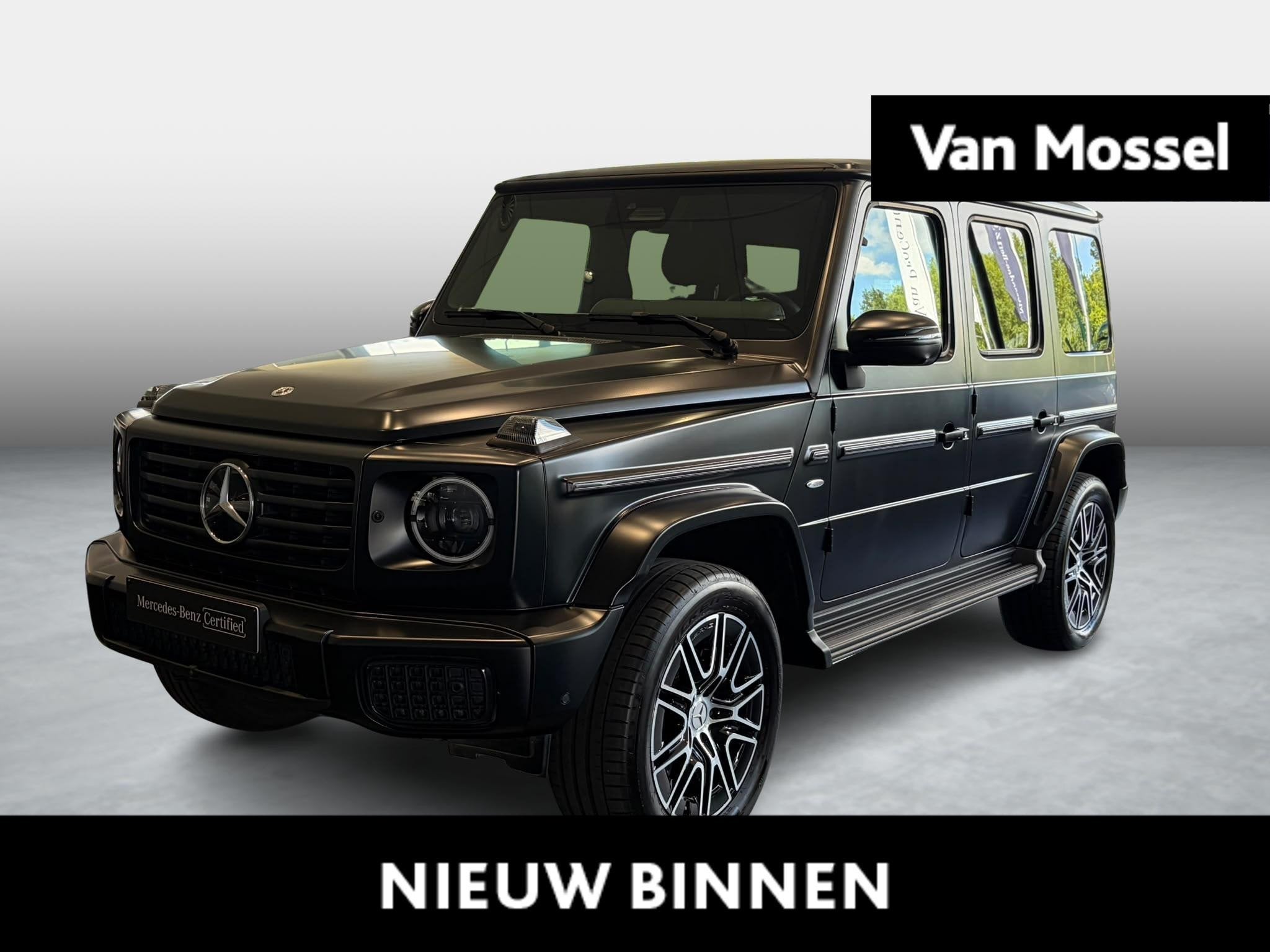 Mercedes-Benz G 580 EQ + AMG LINE + MANUFAKTUR + BURMESTER +, Automaat, Dealer onderhouden, Stof, Gebruikt