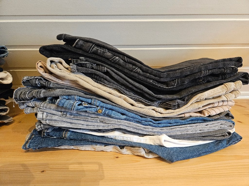 Lot van 26 jeansbroeken, Kleding | Dames, Ophalen, Gedragen, Maat 36 (S)