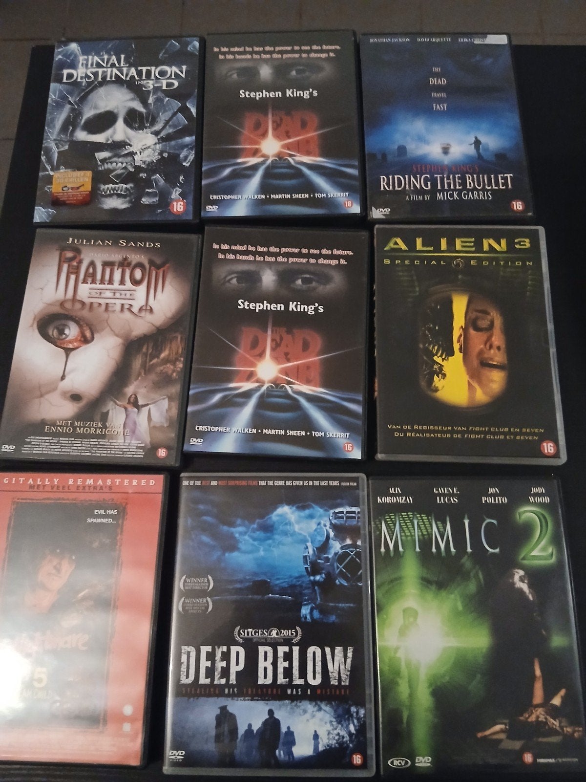 DVD de 70 films d'horreur, À partir de 12 ans, Enlèvement ou Envoi, Utilisé, Thriller