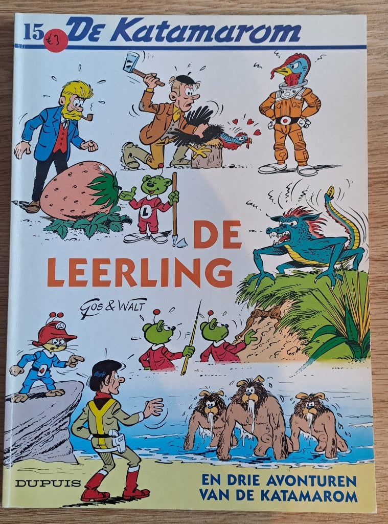 15 - De Katamarom - De Leerling + 3 avonturen, Walt & Gos, Enlèvement ou Envoi, Une BD, Utilisé