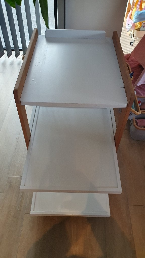 Quax comfort verzorgingstafel met opbergmandjes, Enfants & Bébés, Autres marques, Enlèvement, Utilisé, Standard