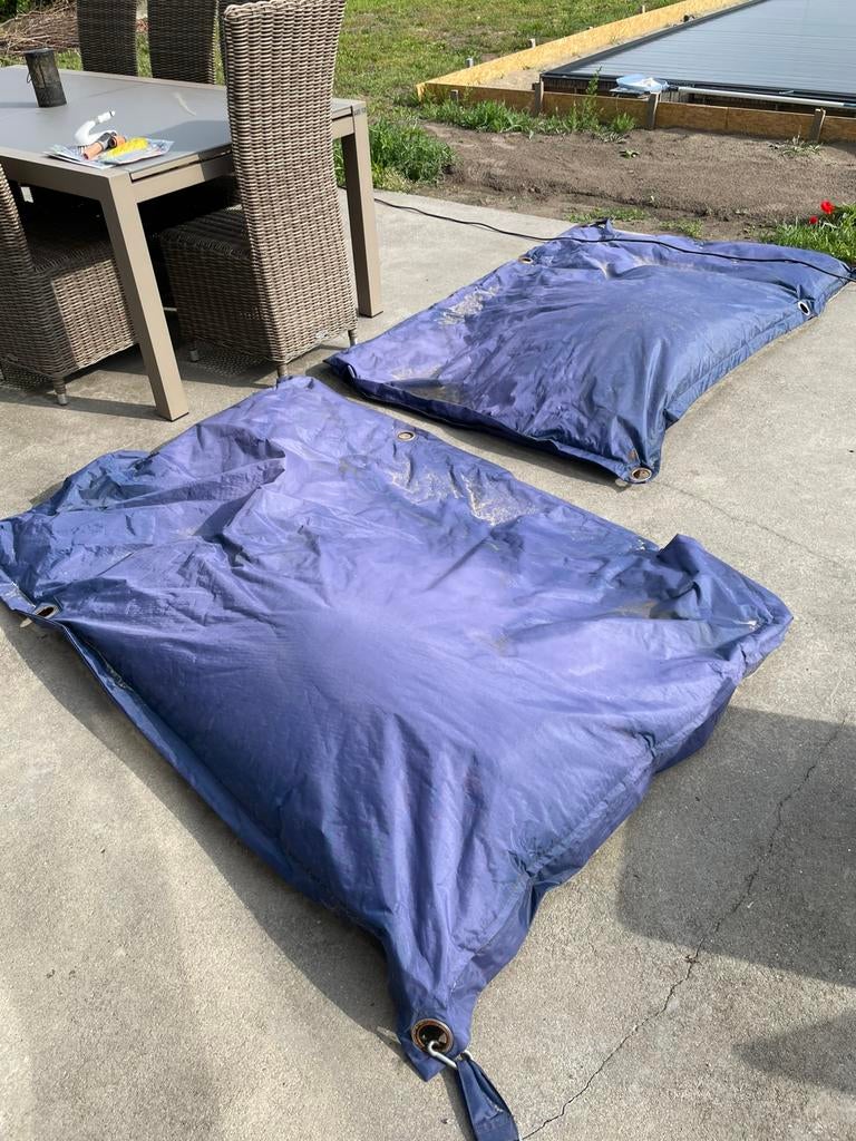 2 gratis zitzakken, Tuin en Terras, Ophalen, Gebruikt