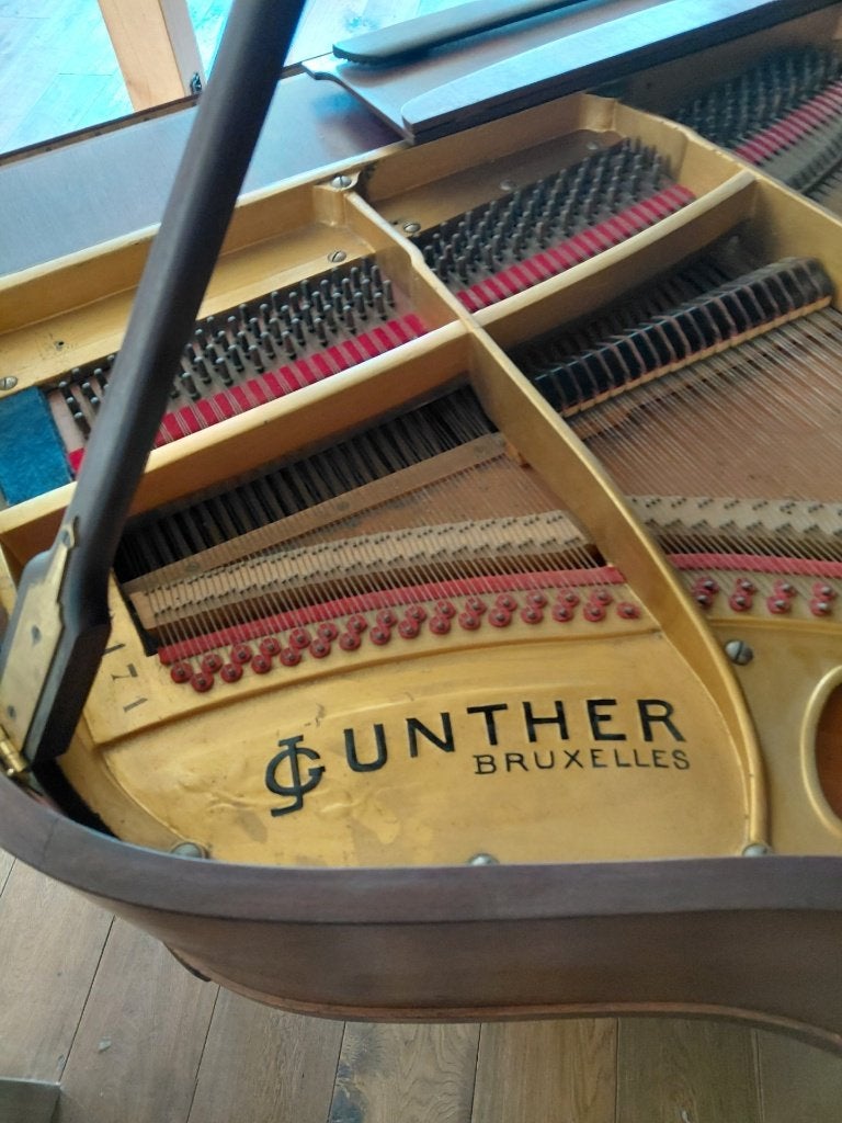 vleugelpiano, Muziek en Instrumenten, Piano's, Ophalen, Gebruikt, Bruin, Vleugel