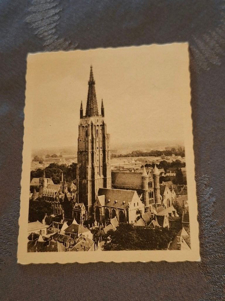 Prentje/Chromo : Brugge / O.-L.-Vrouwkerk/de Beukelaar, Verzamelen, Gebruikt, Ophalen of Verzenden, 1940 tot 1960, Gebouw
