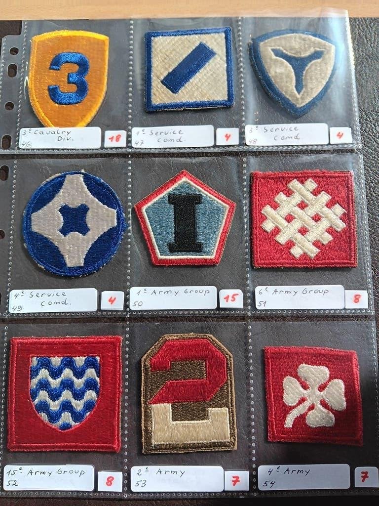 us ww2 patches, Ophalen of Verzenden