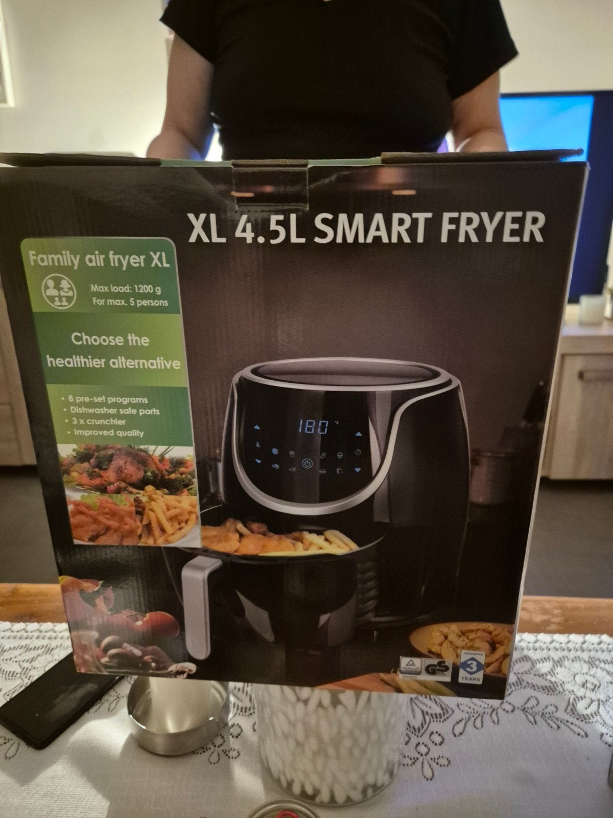 Airfryer 1 maal gebruikt, Ophalen, Zo goed als nieuw, Airfryer, 1500 gram of meer