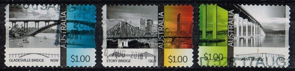 Postzegels uit Australie - K 6174 - bruggen, Verzenden, Gestempeld