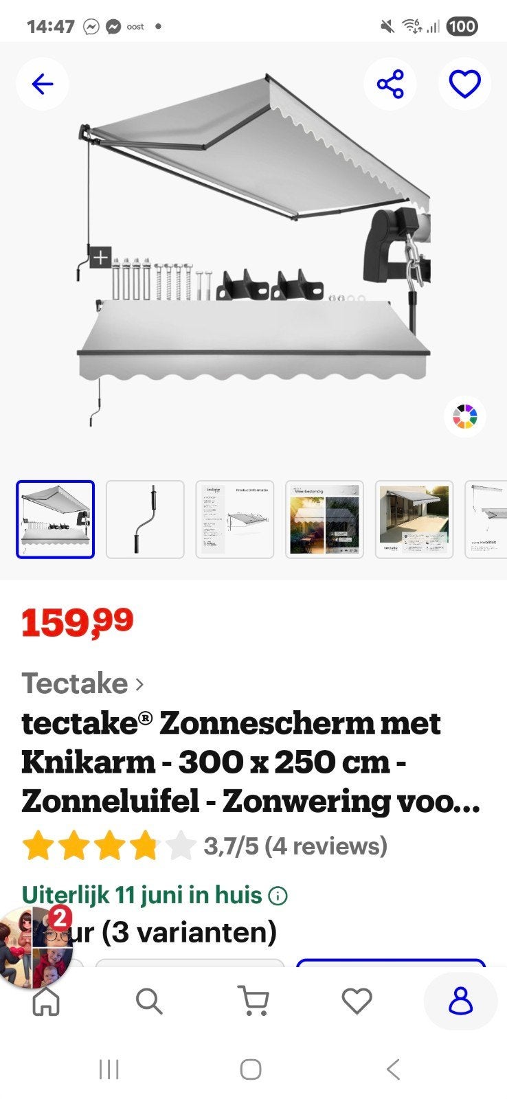 Te koop, Enlèvement