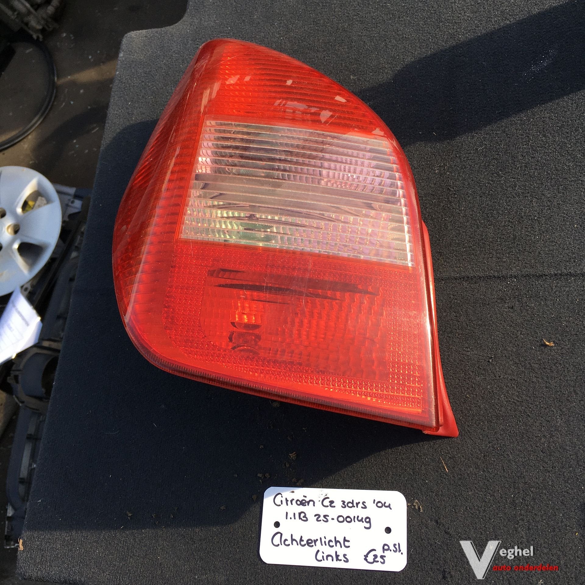 Citroen C2 3drs 1.1 Benzine 2004 2500149 Achterlicht Links, Gebruikt, -, -, Ophalen of Verzenden