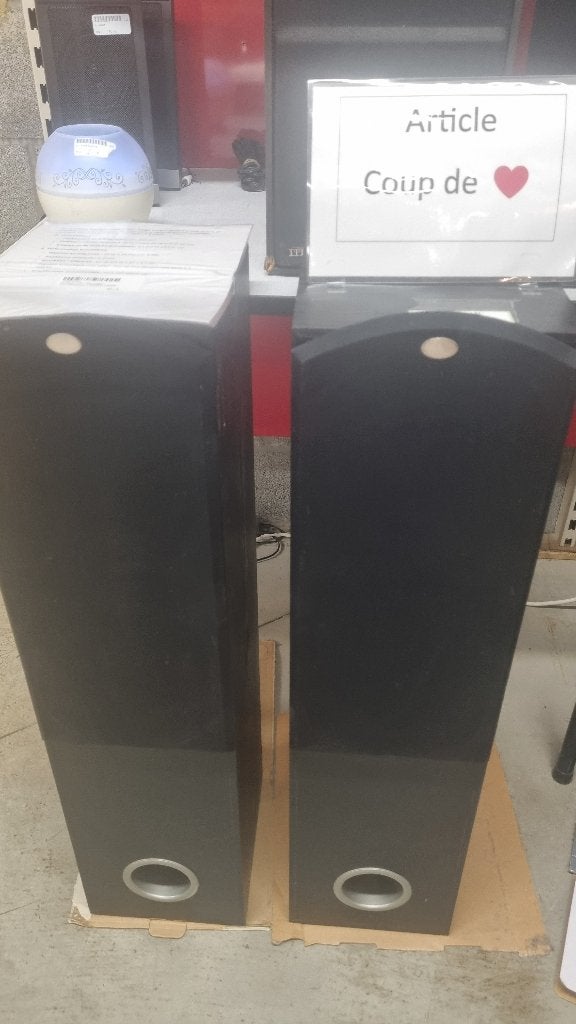 Superbes enceintes Wooden LS1007, TV, Hi-fi & Vidéo, Enceintes, Enlèvement, Utilisé, 120 à 150 watts, Autres marques