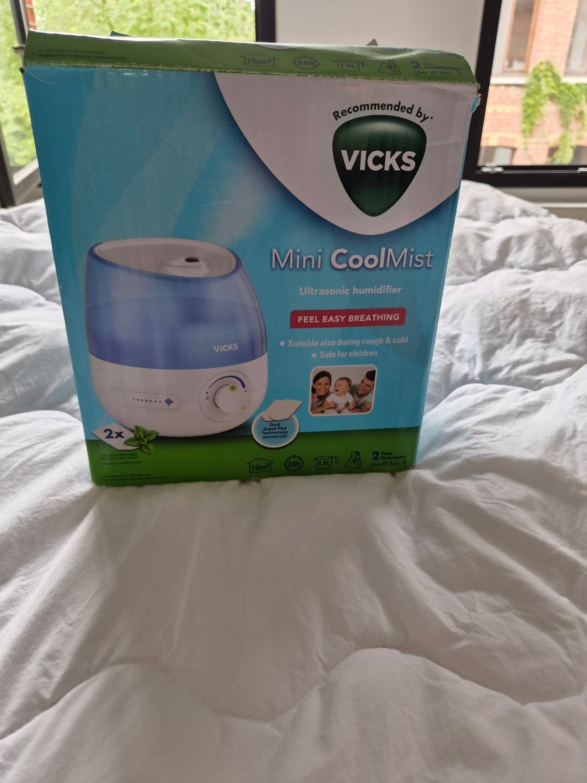 Vicks mini CoolMist luchtbevochtiger, Ophalen