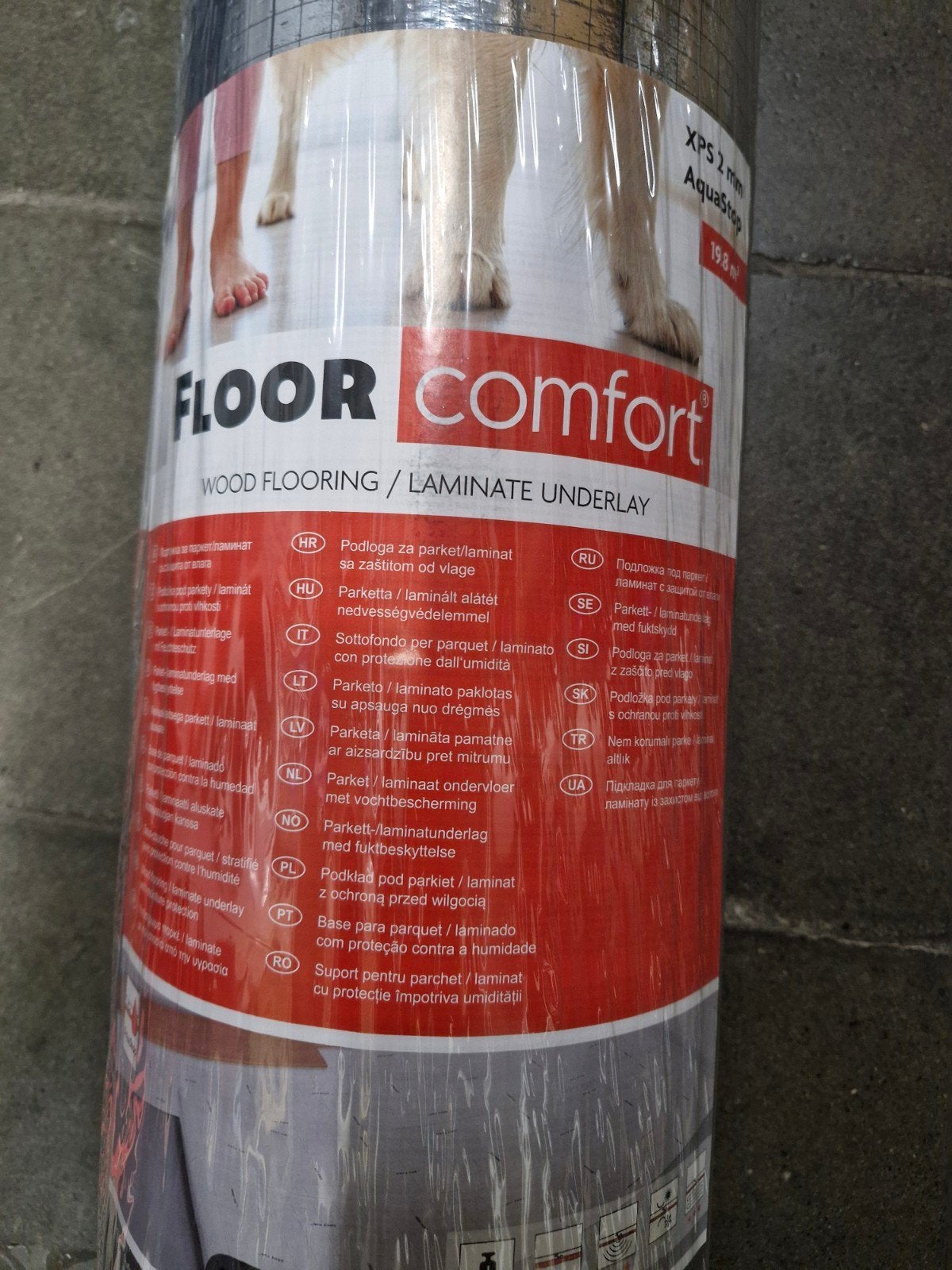 ondervloer floor comfort - 50 euro per rol. 19,8m2, Doe-het-zelf en Bouw, Ophalen