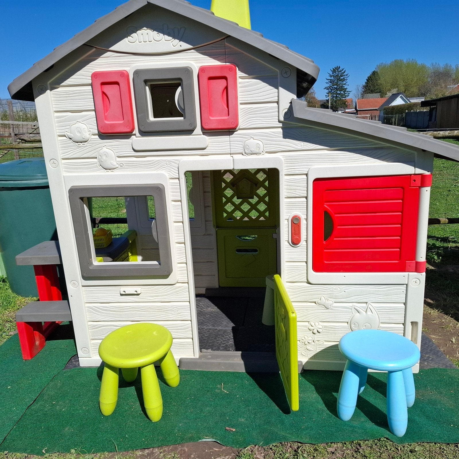 Smoby speelhuis, Ophalen