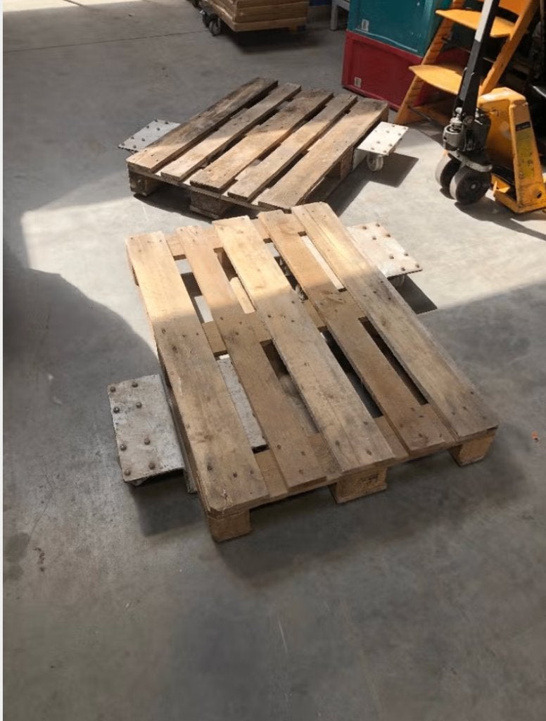 transportkar transportkarren metaal voor onder een pallet, Enlèvement