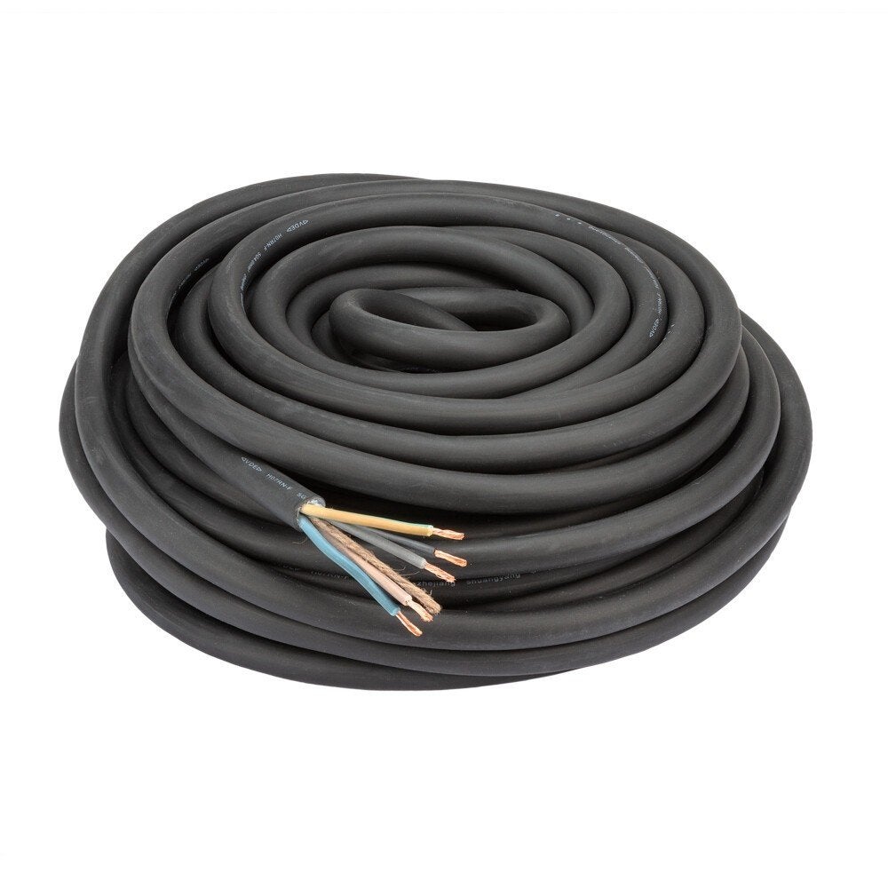 Kabel 5 x 4,0mm2 per rol 30m, Verzenden
