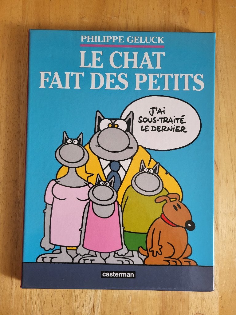 BD Le Chat Tome 20 – Le Chat fait des Petits, Eén stripboek, Ophalen, Zo goed als nieuw, Philippe Geluck