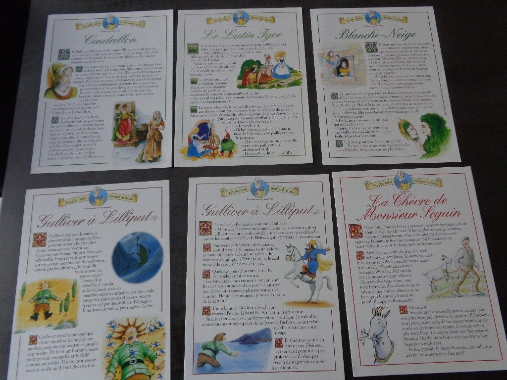 19 fiches avec 17 belles histoires pour enfants, Enlèvement