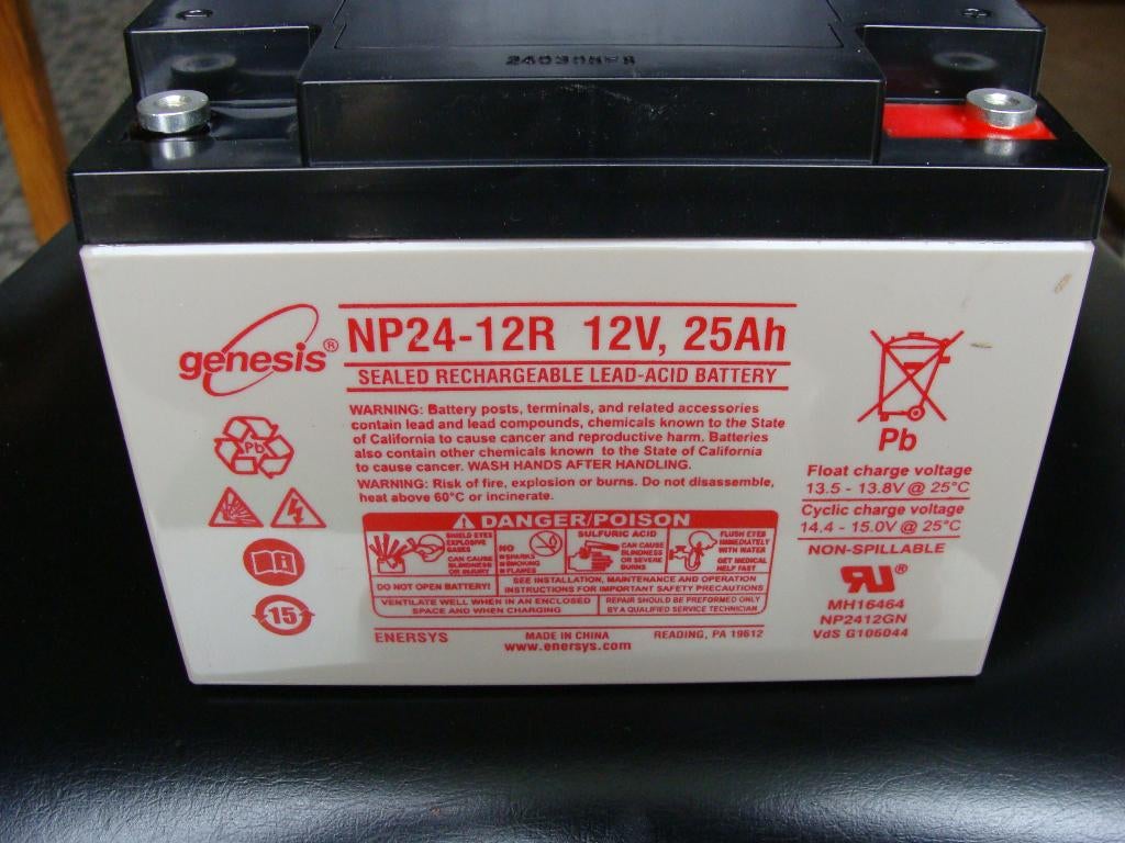 Loodbatterij 12V 25Ah (NP24-12), Ophalen of Verzenden, Nieuw
