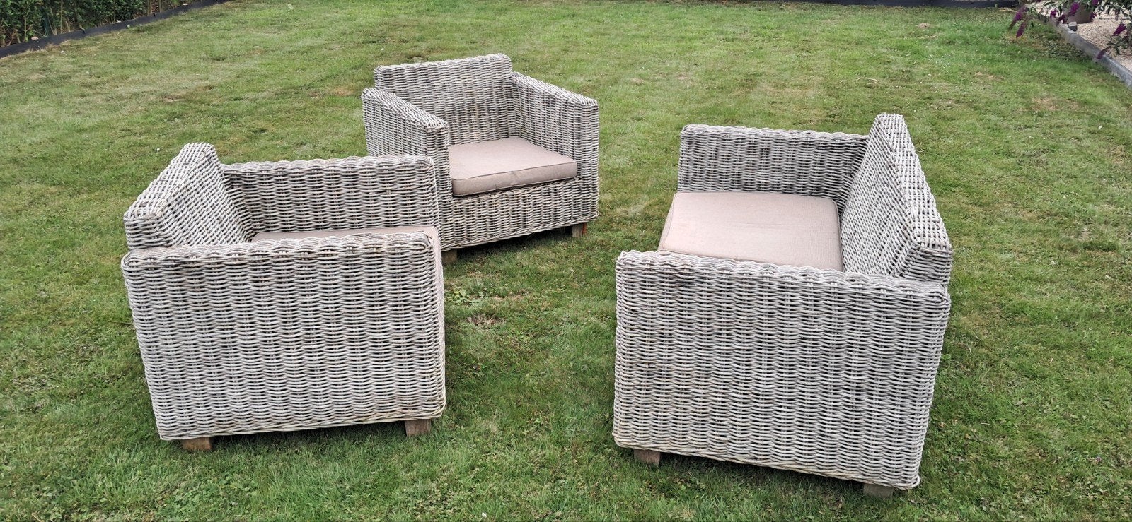 lounge bamboo, Tuin en Terras, Tuinsets en Loungesets, Ophalen