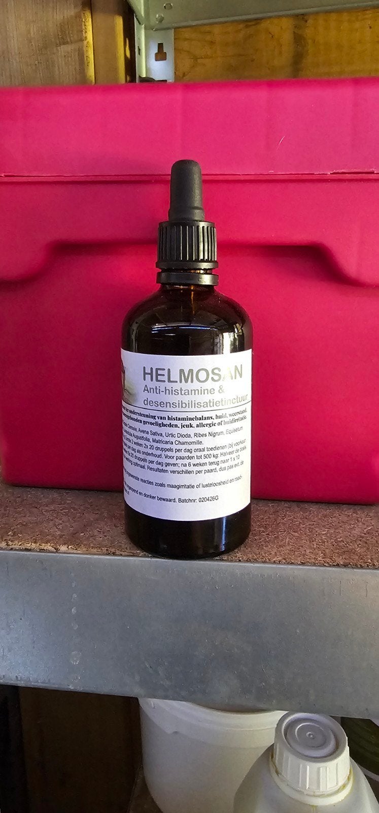 Helmosan tinctuur, Ophalen