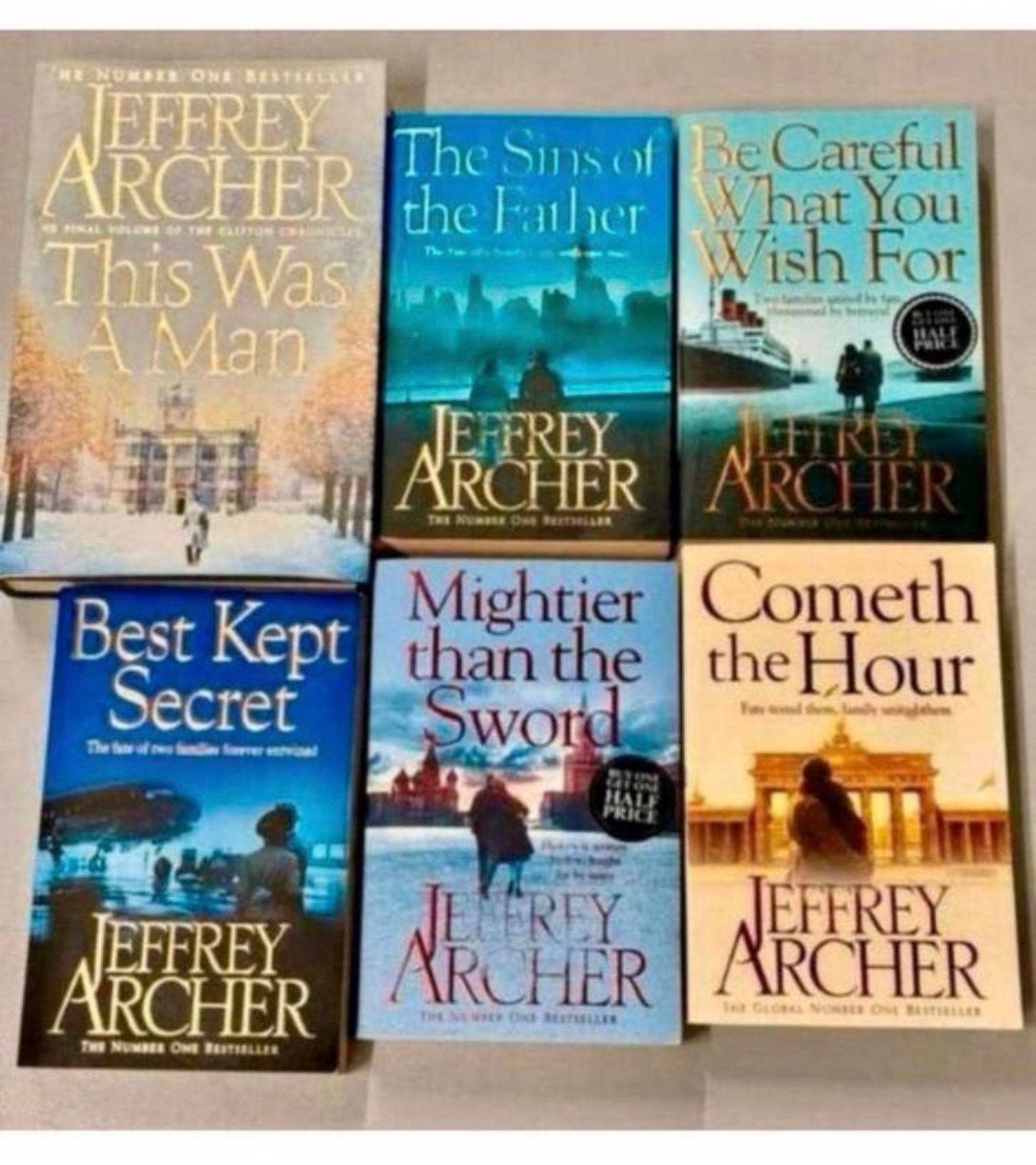 Jeffrey Archer - Livre de 6 pièces, 1 couverture rigide, Livres, Thrillers, Comme neuf, Enlèvement ou Envoi