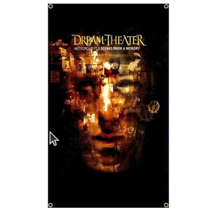 Grote vlaggen Dream Theater (150x90cm), Ophalen of Verzenden, Nieuw