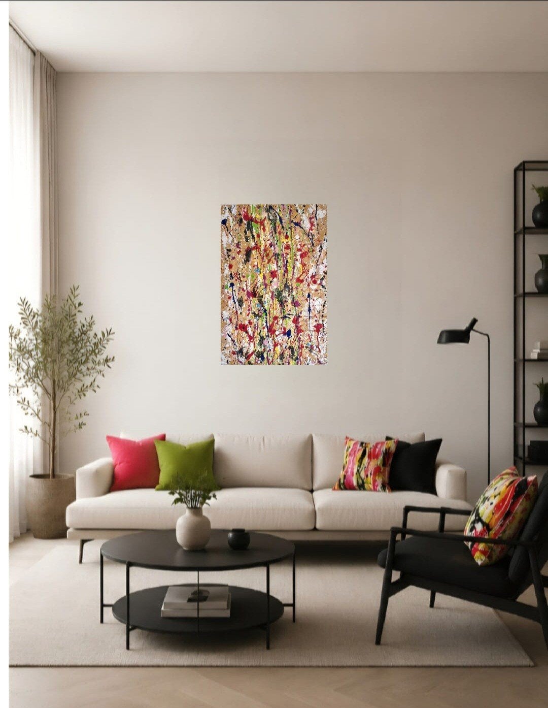 Répandez un peu de bonheur, Antiquités & Art, Art | Peinture | Abstraite, Enlèvement
