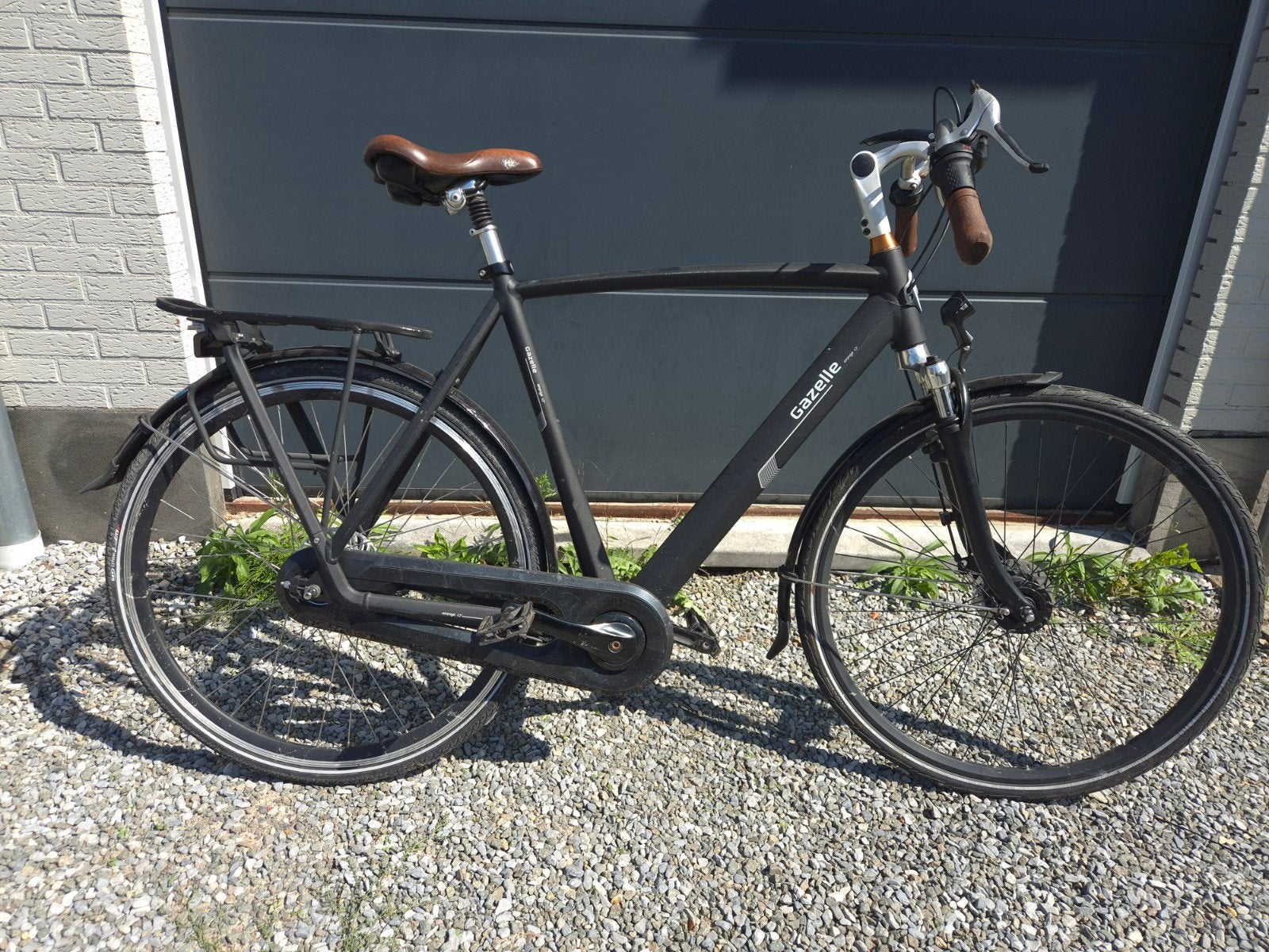 Gazelle Orane C7+. Stuurstang gebroken, Ophalen, Velgrem, Versnellingen, Zo goed als nieuw