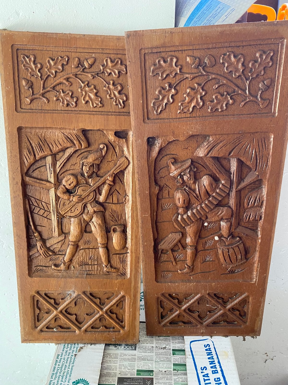 Eiken panelen, Antiek en Kunst, Ophalen of Verzenden