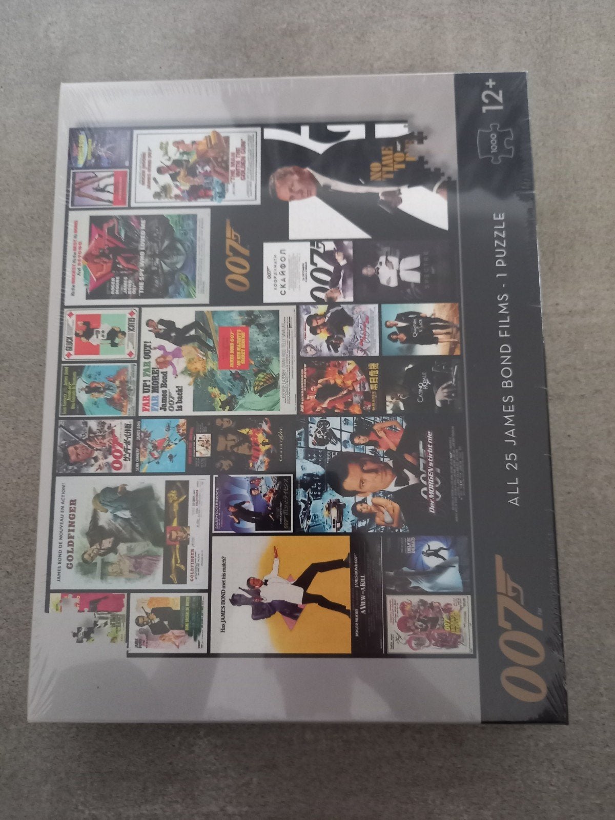 Puzzle James Bond All 25 films, Enlèvement, 500 à 1500 pièces, Neuf, Puzzle