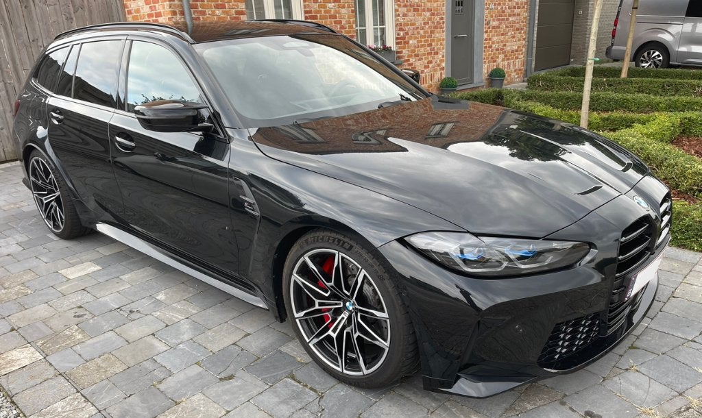 BMW m3 touring g81 btw lichte vracht xdrive, Autos, BMW, Cuir, Achat, Noir, Break