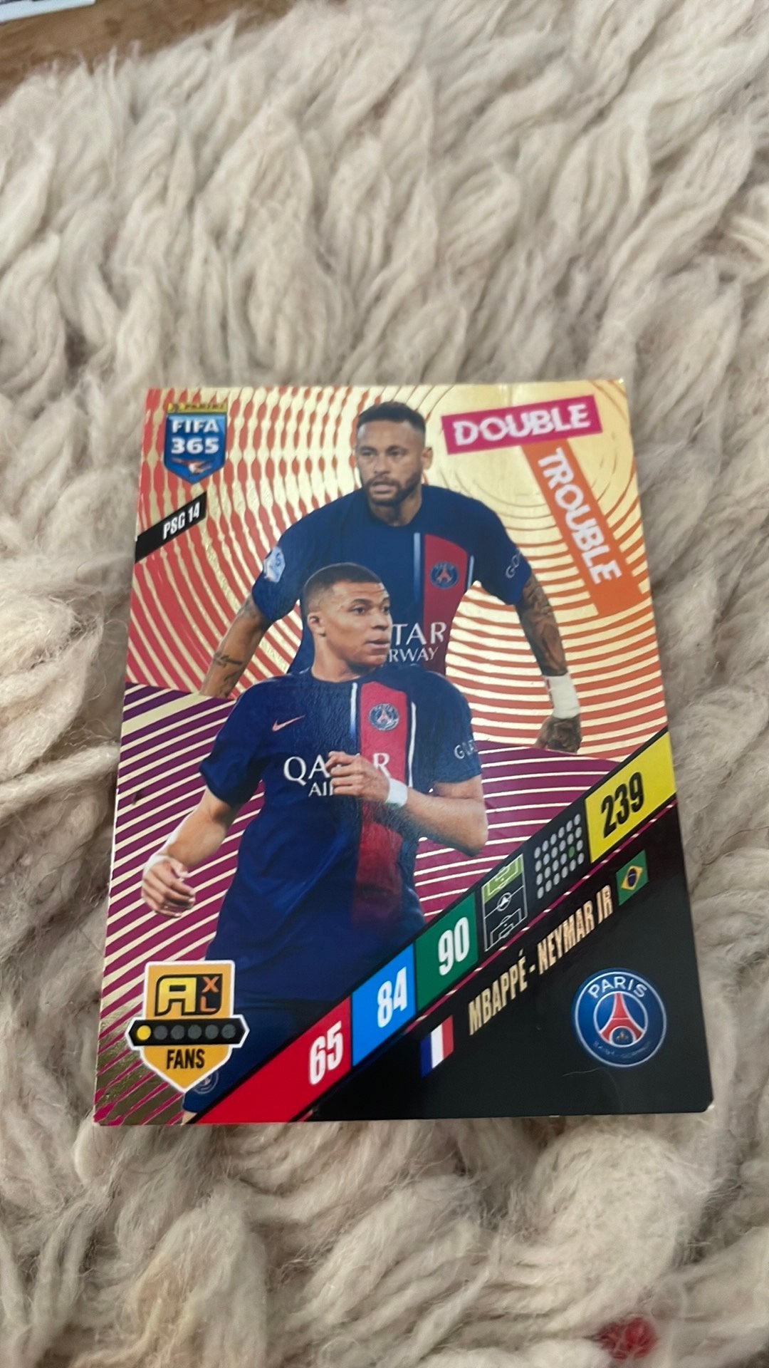 Voetbalkaart, Hobby en Vrije tijd, Stickers en Plaatjes, Ophalen, Zo goed als nieuw