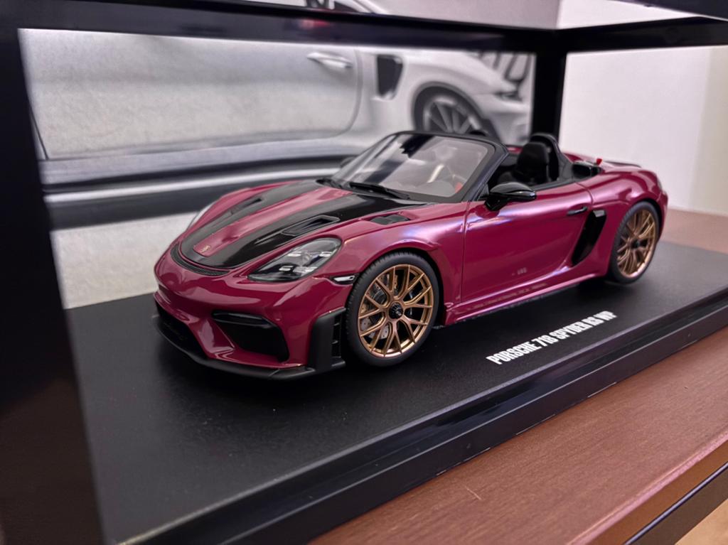Porsche 718  Spyder Rs 1/18, Ophalen, Zo goed als nieuw