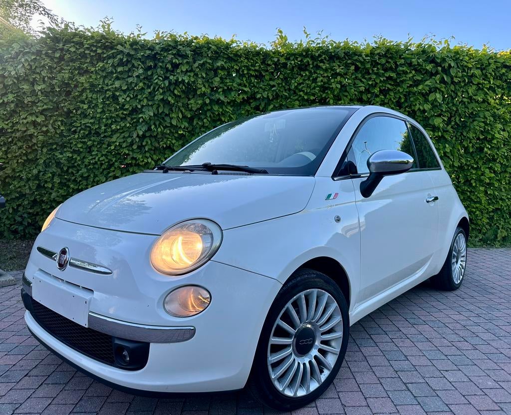 Fiat 500 - 1.2i - Essence - Cuir - Pano - Bluetooth - Clima, Autos, Fiat, Particulier, Essence, Enlèvement