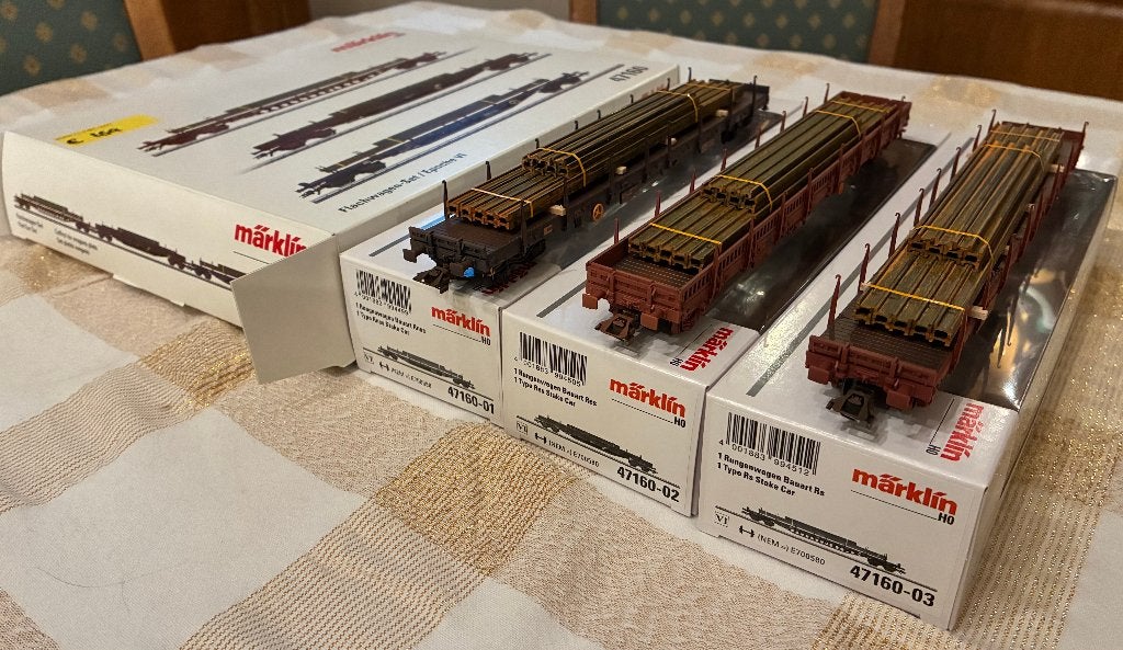 Marklin 47160 CFL 3 delige set staaltransport, Hobby en Vrije tijd, Modeltreinen | H0, Ophalen of Verzenden, Zo goed als nieuw