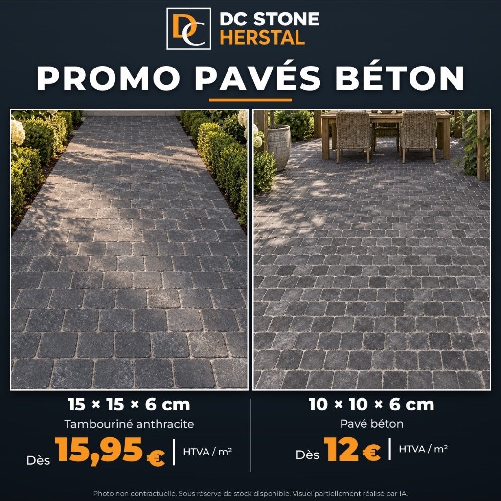 Pavés béton PROMO, Bricolage & Construction, Enlèvement, Neuf, Béton