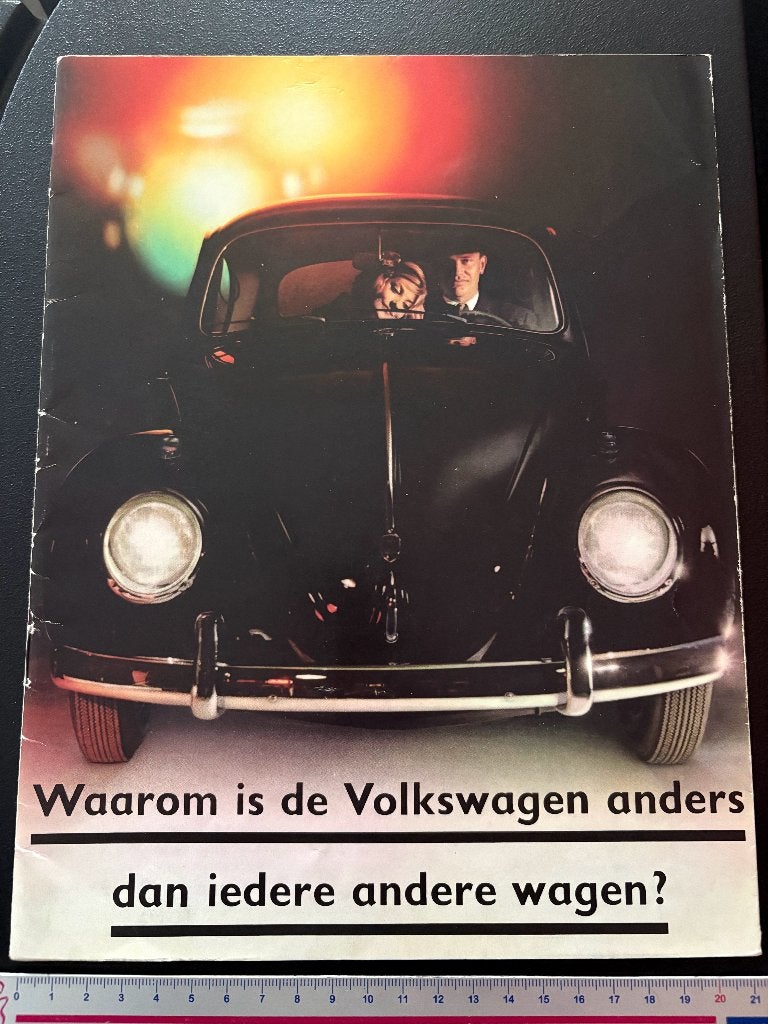 Kever/Käfer/Beetle - VW-brochure, Boeken, Auto's | Folders en Tijdschriften, Gelezen, Volkswagen, Ophalen of Verzenden